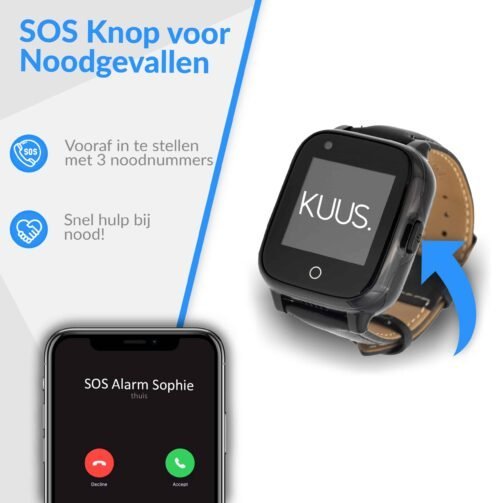 KUUS. S1 Senioren Alarm Horloge