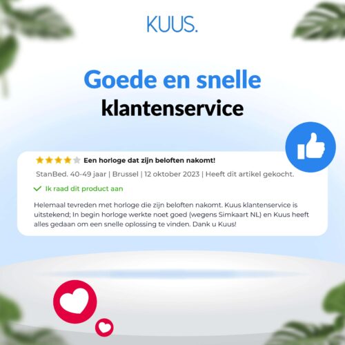 KUUS. W2 GPS horloge kind zonder spelletjes