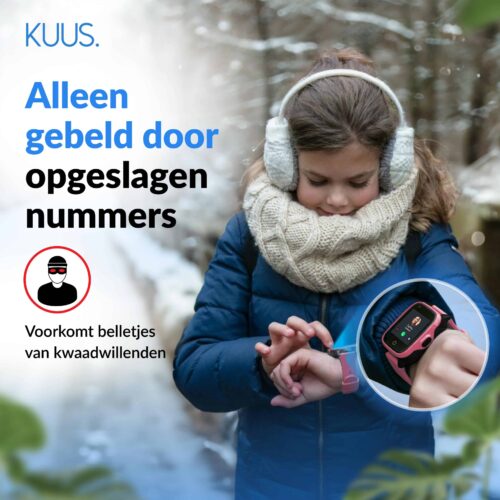 KUUS. W2 GPS horloge kind zonder spelletjes