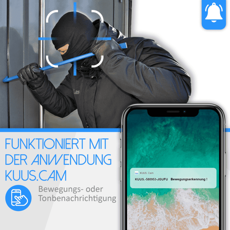 KUUS. C2 | Mini Kamera mit WLAN und App, diskret versandt