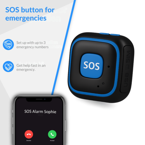 KUUS. S3 personal alarm for elderly, no subscription, with GPS and fall detection
