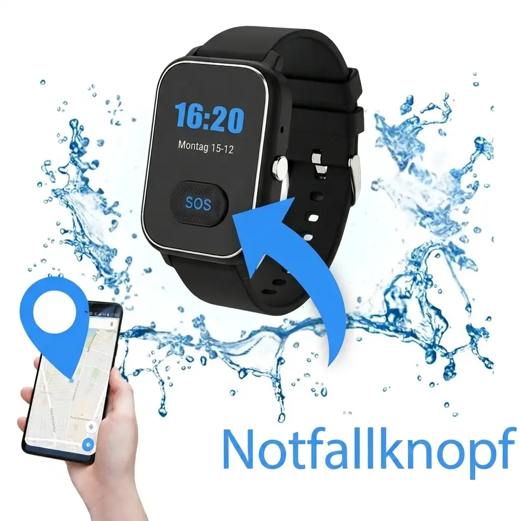 notfall uhr senioren notfallknopf s4 kuus