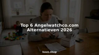 Moeder stelt het familie-alarmhorloge in om de veiligheid van haar gezin te waarborgen.