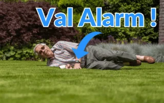 Alarm horloge met valdetectie zonder abonnement