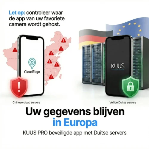 KUUS® BC1 Wifi Indoor Camera – Indoor Security Camera with Night Vision & Motion Detection