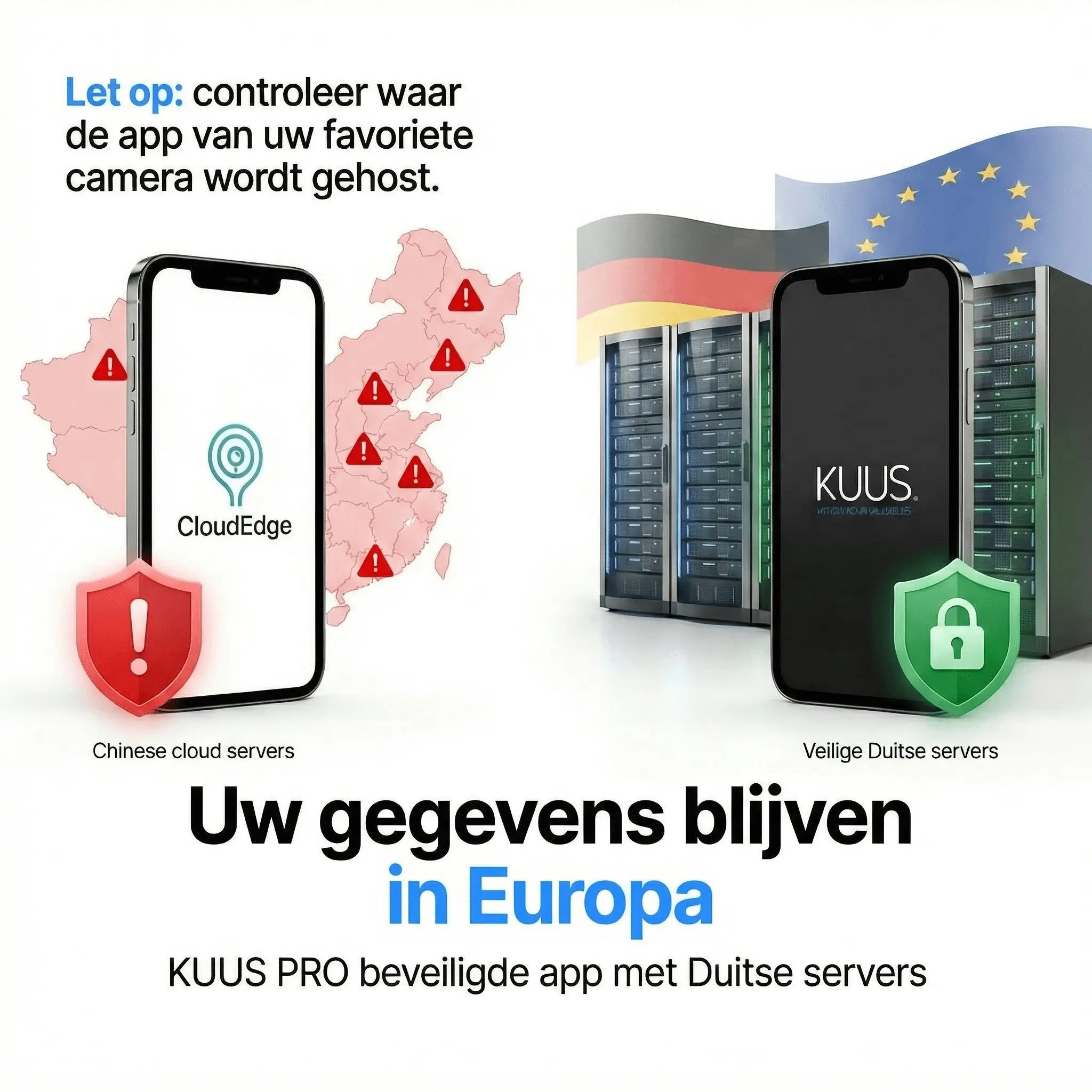 KUUS® BC1 Wifi Indoor Camera – Indoor Security Camera with Night Vision & Motion Detection