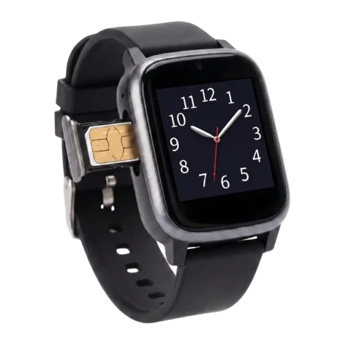 KUUS. S5 Alarmhorloge voor ouderen. SOS horloge zonder abonnement met GPS en valdetectie. Slank model voor smalle pols.