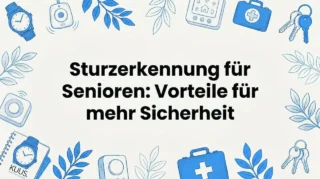 Von Hand gezeichnete Gruppen verschiedener Sicherheitsvorrichtungen rahmen einen klar platzierten Titel in der Mitte ein.