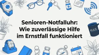 Künstlerische Gestaltung fürs Titelbild einer Notfall-Uhr