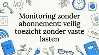 Sfeervolle handgetekende omlijsting rond de blogtitel, zonder mensen of dieren.