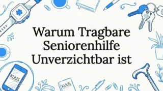 Stilvolle Titelseite mit Notfalluhr, Schlüsselbund und Spazierstock als dekorative Elemente