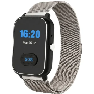 Metaal Horlogebandje Mesh met Magneetsluiting - Milanees - 18 mm: S4, Starlight / Silver